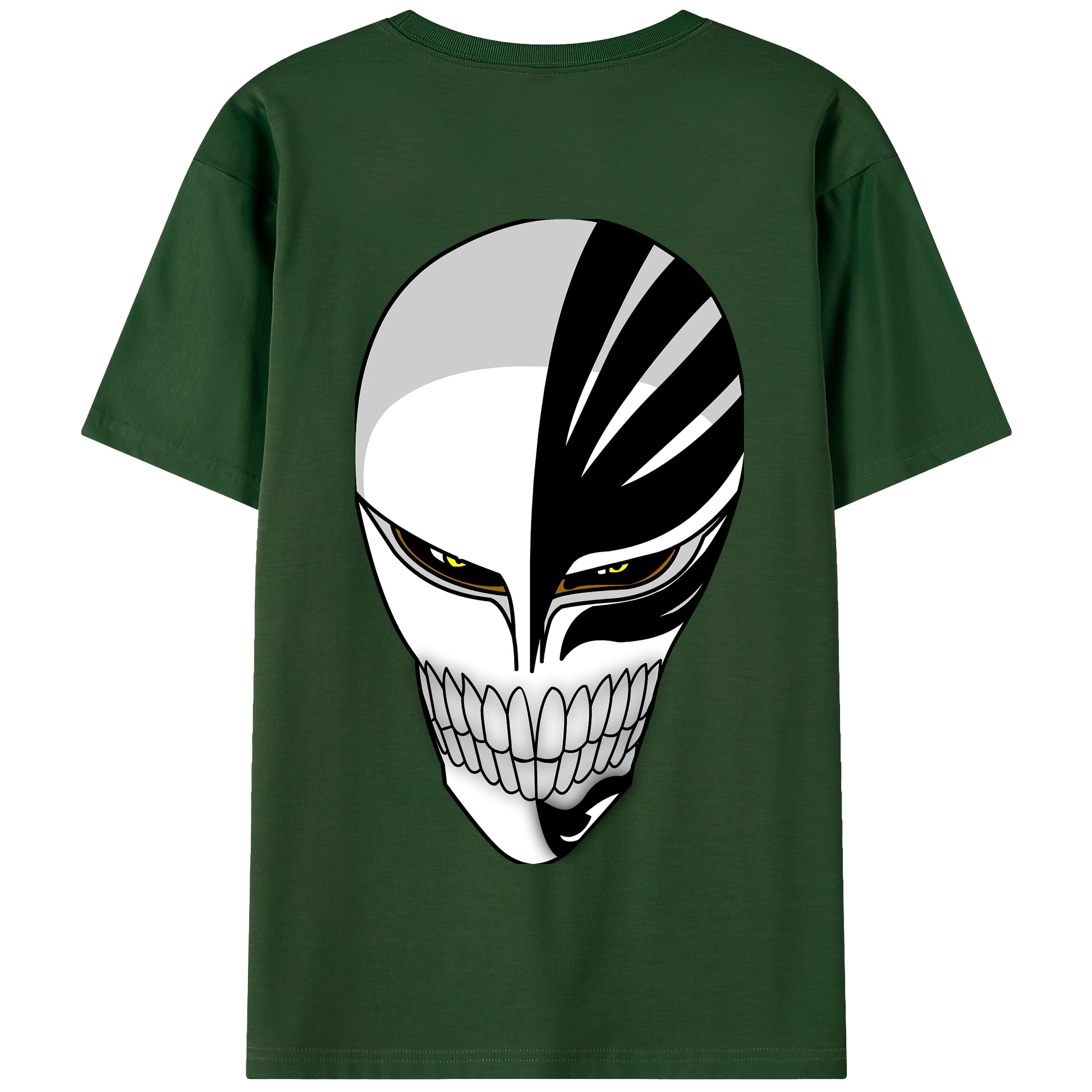 （画像用） ブリーチ 黒崎一護（くろさき いちご）BLEACH Kurosaki Ichigo 綿100％半袖Tシャツ（背面プリント）